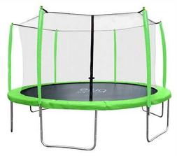 14 ft. Trampoline with Enclosure in Green